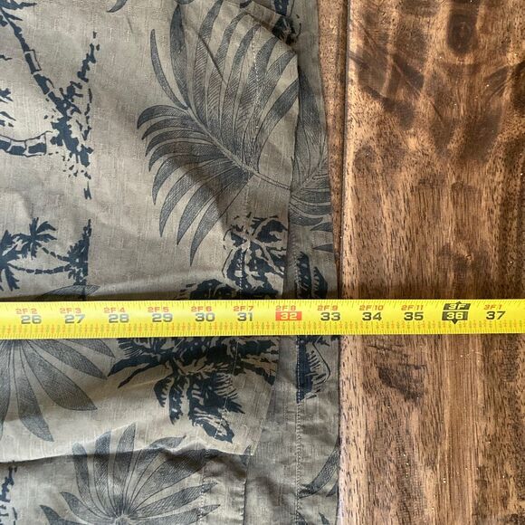 Tommy Bahama 100% Silk Mens XXL Short Sleeve Button Up Green Tropical - Picture 4 of 5